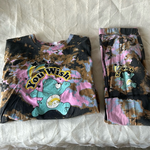 Care Bears Tie Dye Leggings Set - Picture 1 of 7